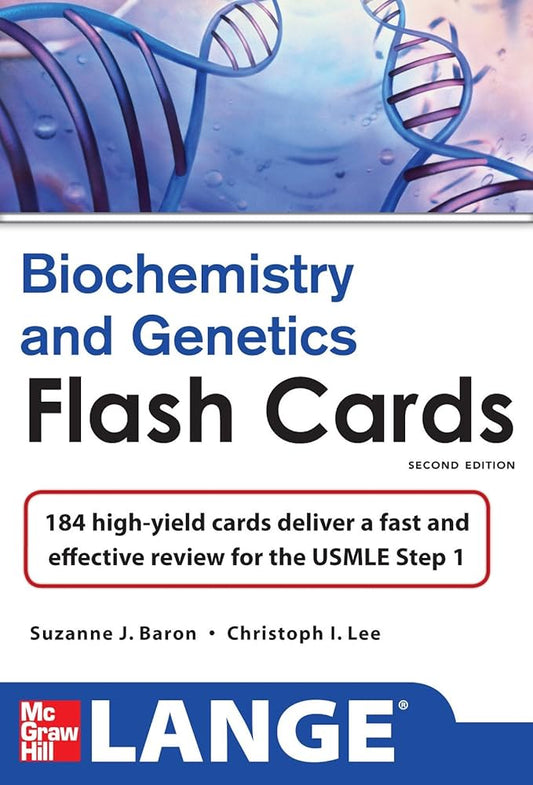 Lange Biochemistry and Genetics Flashhcards, Third Edition