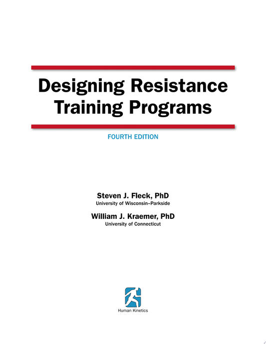 Designing Resistance Training Programs, 4th Edition