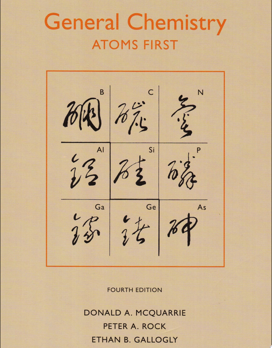 General Chemistry: Atoms First