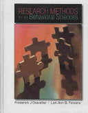 Research Methods for the Behavioral Sciences, 5th Edition