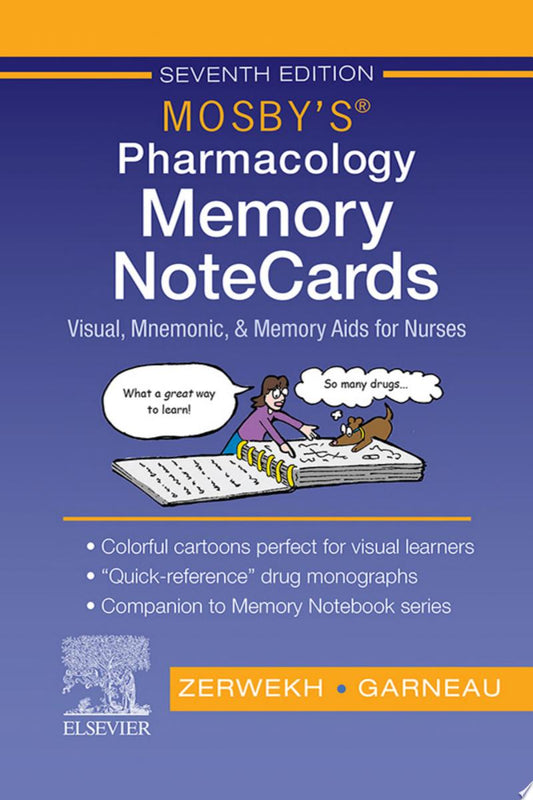 Mosby’s Pharmacology Memory NoteCards, 7th Edition